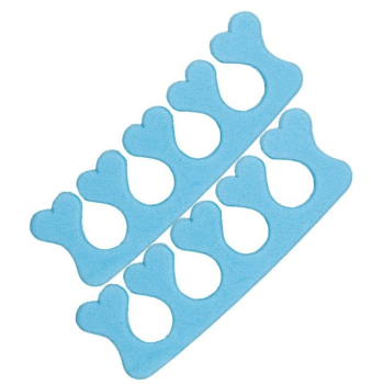 RONNEY Professional Finger Separator - Profesjonalny Seperator Palców 1 para MIX kolorów (żółty, zielony, różowy, niebieski) RN